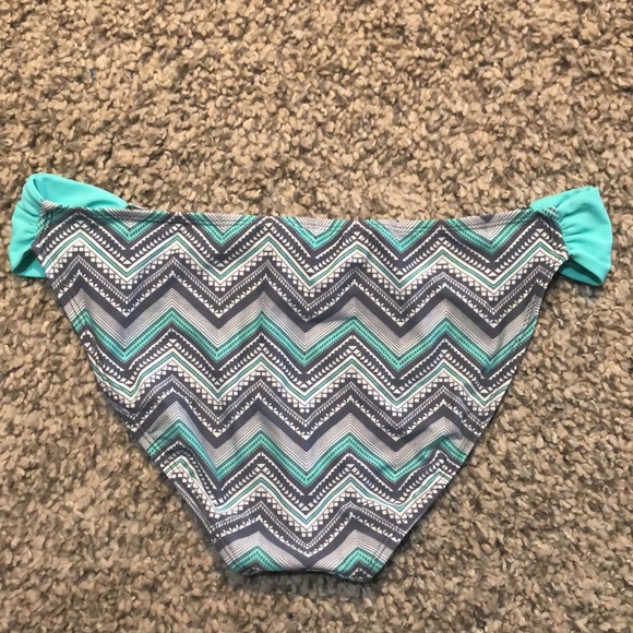 O’Rageous Turquoise/Gray Bikini Bottom Size XL - Picture 3 of 5